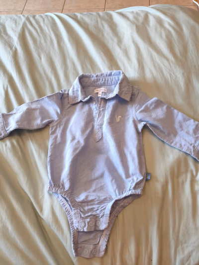 Holly Willoughby Baby Shirt Bodysuit by Holly Willoughby Baby — pre-loved on Thrifted.mt