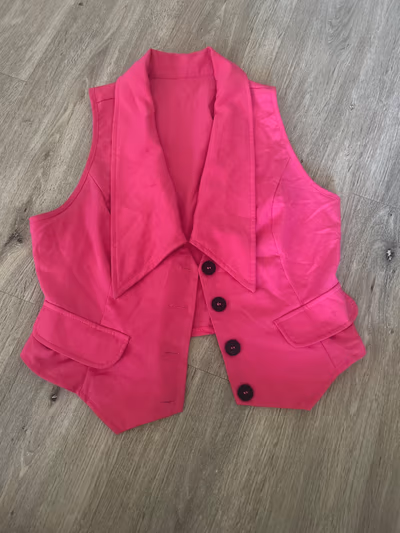Hot pink waistcoat vest - Draculaura costume — pre-loved on Thrifted.mt