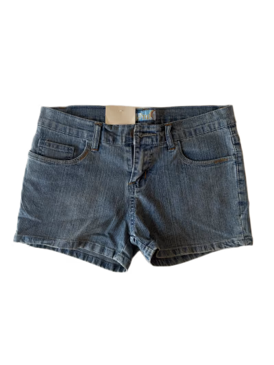 Vintage Denim Studded Shorts by S@nd — pre-loved on Thrifted.mt