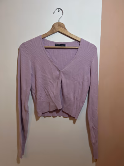 Alcott Ribbed Knit Cardigan by ALCOTT — pre-loved on Thrifted.mt