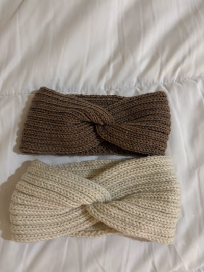 Knitted Twist Knot Headband Set — pre-loved on Thrifted.mt