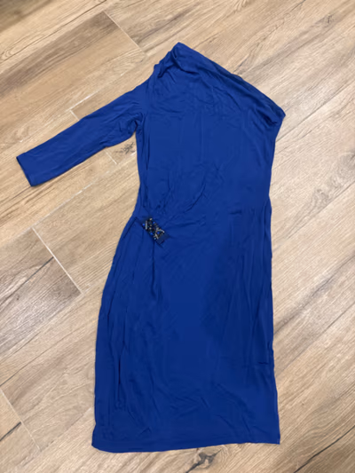 One Shoulder Cobalt Blue Dress by Liu Jo — pre-loved on Thrifted.mt