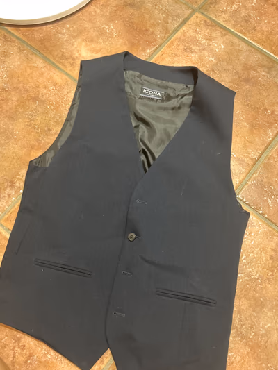 Classic Navy Suit Waistcoat by Icona — pre-loved on Thrifted.mt