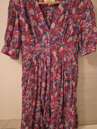 ba&sh floral buttoned dress by ba&sh — pre-loved on Thrifted.mt