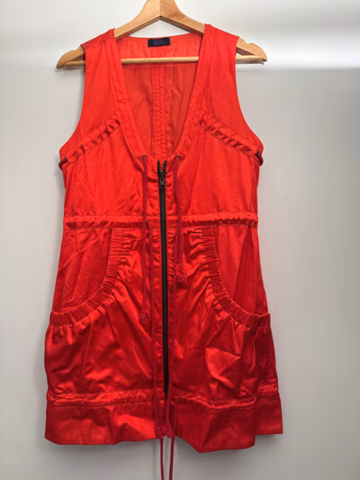 Red Sleeveless Utility Mini Dress by SBL — pre-loved on Thrifted.mt