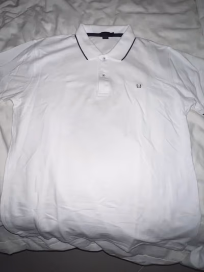 White Men's Polo Shirt by Liu Jo — pre-loved on Thrifted.mt