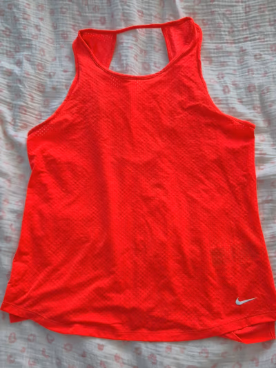 Nike Dri-Fit Red Tank Top by Nike — pre-loved on Thrifted.mt