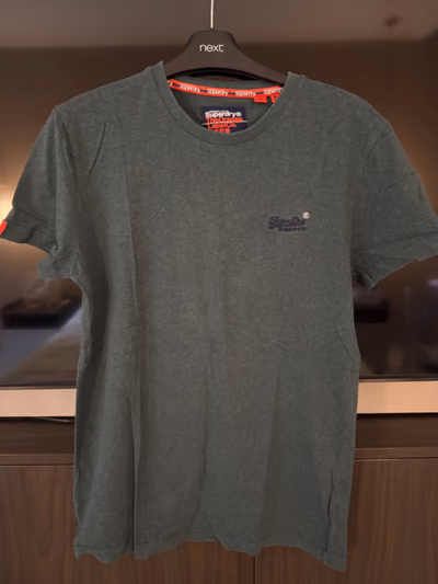 Superdry Green Crew Neck T-shirt by Superdry — pre-loved on Thrifted.mt