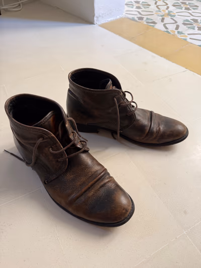 Fly London Brown Leather Boots by Fly London — pre-loved on Thrifted.mt
