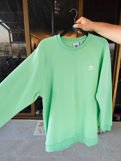 Green Adidas Sweatshirt by Adidas — pre-loved on Thrifted.mt