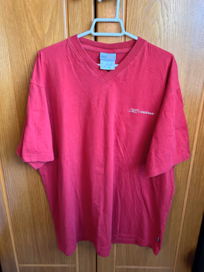 Reebok V-Neck T-Shirt by Reebok — pre-loved on Thrifted.mt