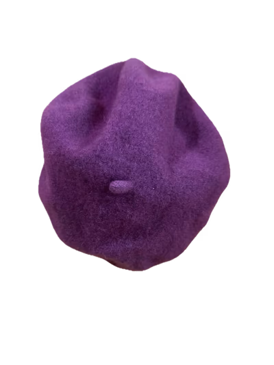 Purple Wool-Blend Beret Hat by Zara — pre-loved on Thrifted.mt