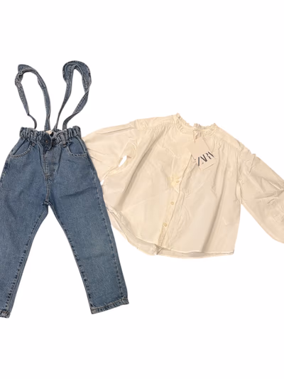 Zara Shirt and Dangri Jeans — pre-loved on Thrifted.mt