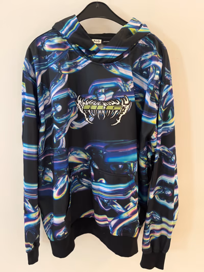 Abstract Chain Pattern Hoodie by ALG — pre-loved on Thrifted.mt