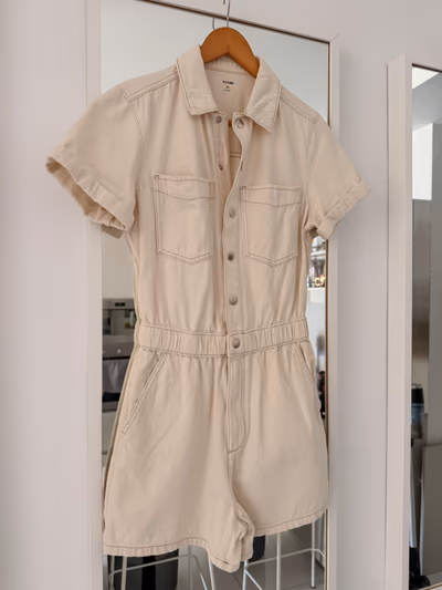 Kiabi - Short Sleeve Denim Playsuit by Kiabi — pre-loved on Thrifted.mt