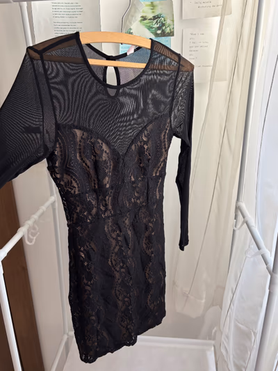 Miss Selfridge Lace Mesh Dress by Miss Selfridge — pre-loved on Thrifted.mt