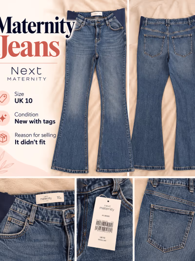Next Maternity Flare Jeans by Next — pre-loved on Thrifted.mt
