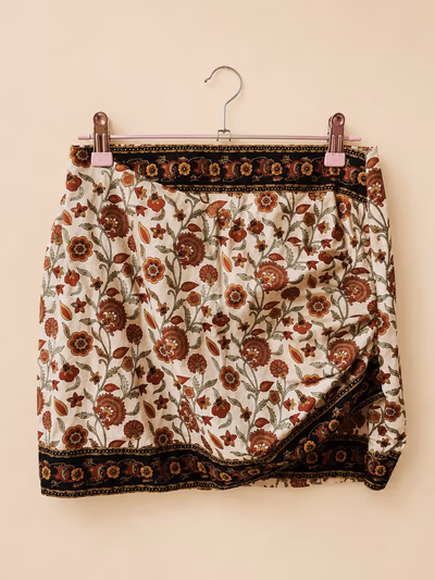 Zara Floral Print Wrap Skirt by Zara — pre-loved on Thrifted.mt