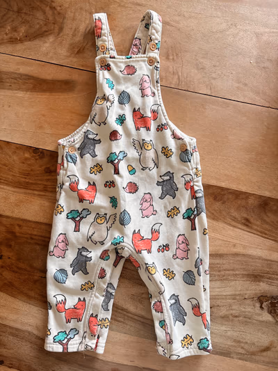 M&S Animal Print Dungarees by M&S — pre-loved on Thrifted.mt