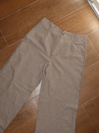 Checked Straight Trousers by SHEIN — pre-loved on Thrifted.mt