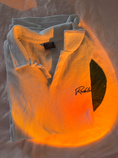 Waffle knit polo shirt by FSBN — pre-loved on Thrifted.mt