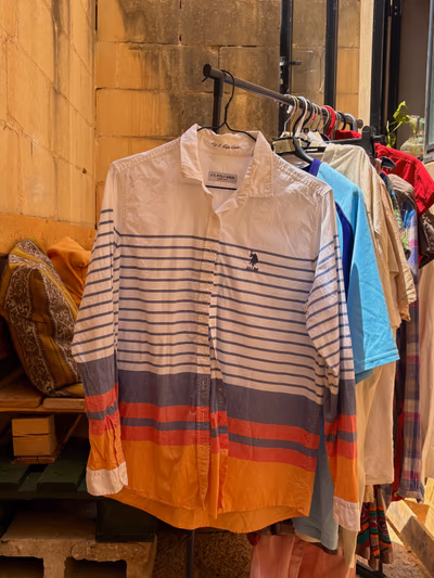 U.S. Polo Assn. Striped Shirt by U.S. Polo Assn. — pre-loved on Thrifted.mt