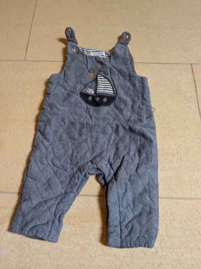 Okaidi Quilted Nautical Baby Dungarees by Okaidi — pre-loved on Thrifted.mt