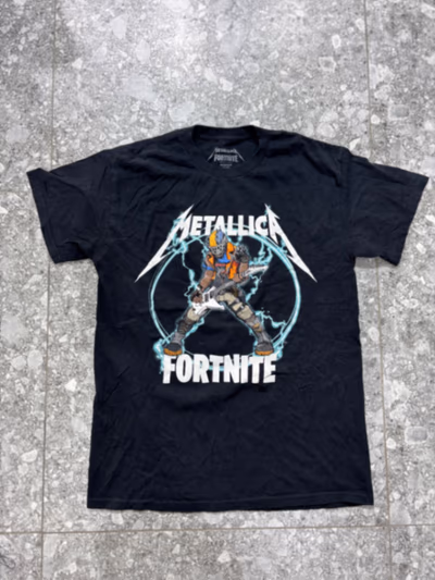 Graphic Metallica Fortnite Tee by Fortnite — pre-loved on Thrifted.mt