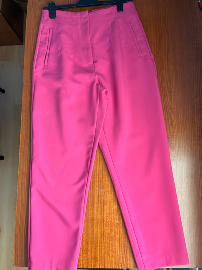 Vibrant Pink Zara Trousers by Zara — pre-loved on Thrifted.mt