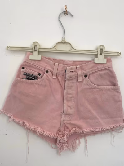 Vintage Pink Levi Shorts by Levi's — pre-loved on Thrifted.mt