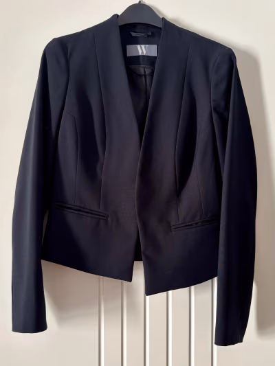 Black Suit Set: Blazer and Trousers by BHS — pre-loved on Thrifted.mt