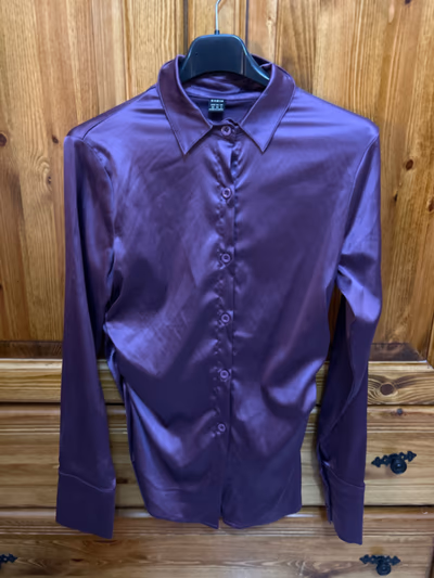 Shein purple blouse by Shein — pre-loved on Thrifted.mt
