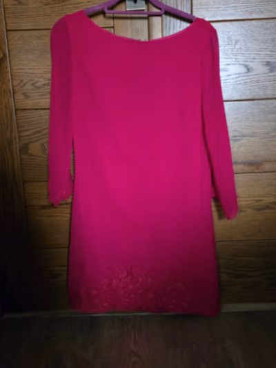 Pink Embroidered Shift Dress by Aphorism — pre-loved on Thrifted.mt