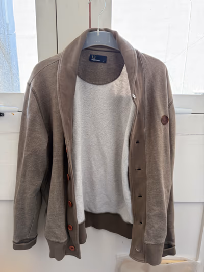 Fred Perry Button-Up Cardigan by Fred Perry — pre-loved on Thrifted.mt