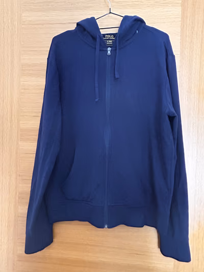 Ralph Loren Polo Navy zip hoodie by Polo Ralph Lauren — pre-loved on Thrifted.mt