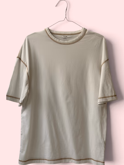Kiabi Contrast Stitch T-Shirt by Kiabi — pre-loved on Thrifted.mt