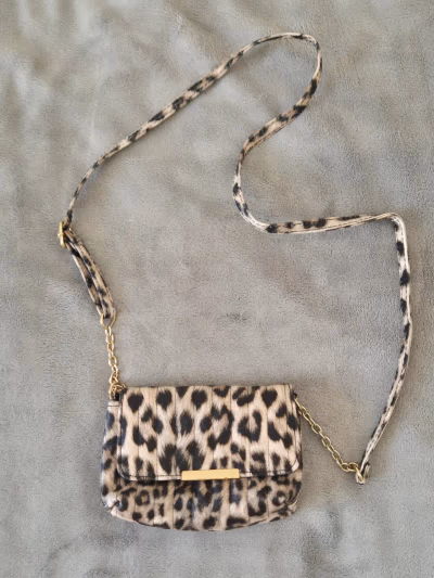 Leopard Print Mini Crossbody Bag by Primark — pre-loved on Thrifted.mt
