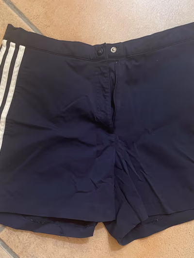 Navy Blue Adidas Shorts UK Size 14  by Adidas — pre-loved on Thrifted.mt