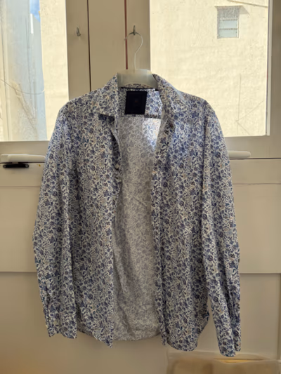 Gagliardi Patterned Long Sleeve Shirt by Gagliardi — pre-loved on Thrifted.mt