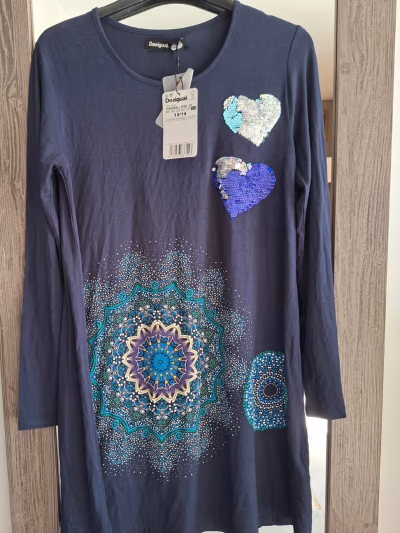 Desigual Sequin Mandela Dress by Desigual — pre-loved on Thrifted.mt