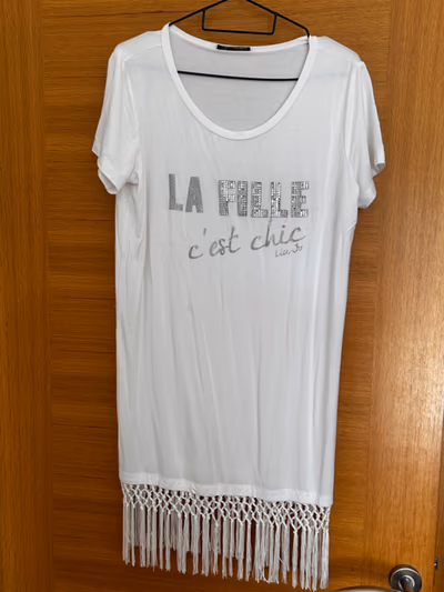 White Liu Jo Beach Dress with Fringe by Liu Jo — pre-loved on Thrifted.mt