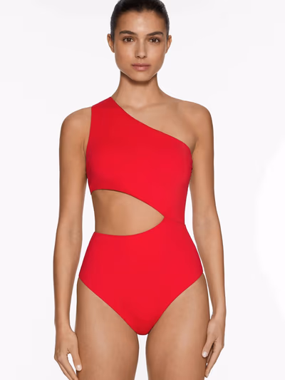 Oysho red one-piece swimsuit by Oysho — pre-loved on Thrifted.mt