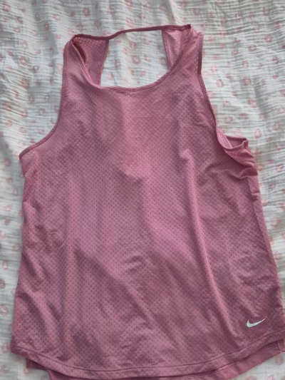 Pink Nike Dri-Fit Tank Top by Nike — pre-loved on Thrifted.mt