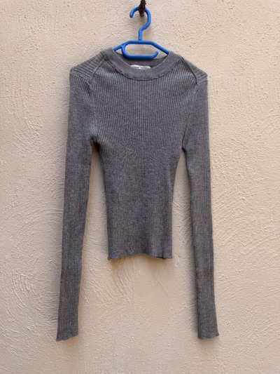 Pull&Bear Grey Long Sleeved Shirt by Pull&Bear — pre-loved on Thrifted.mt