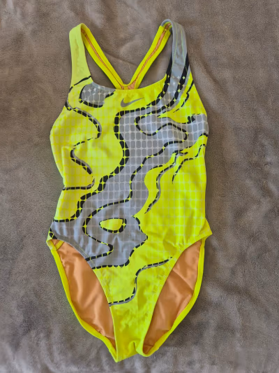 Nike Neon One Piece Swimsuit by Nike — pre-loved on Thrifted.mt
