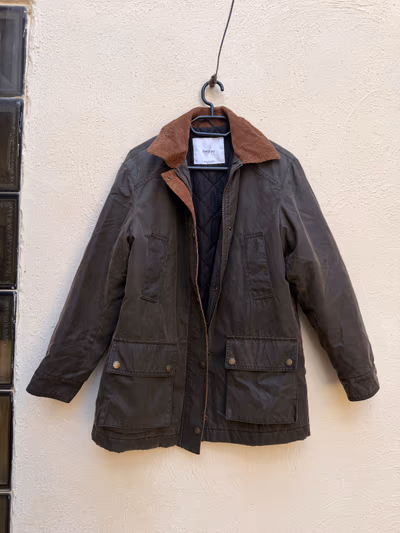 Bershka Quilted Corduroy Collar Jacket by Bershka — pre-loved on Thrifted.mt