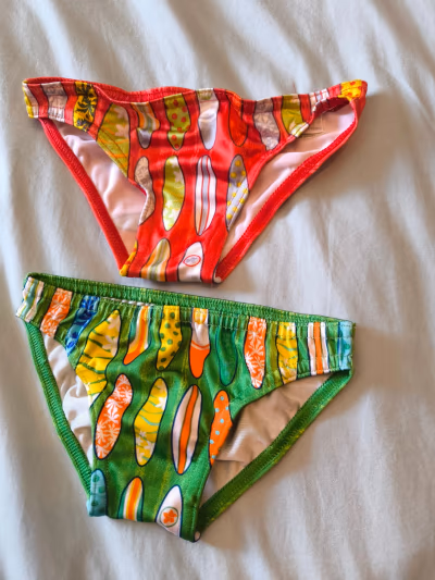 Kids Surf Print Swim Briefs by ellepi — pre-loved on Thrifted.mt