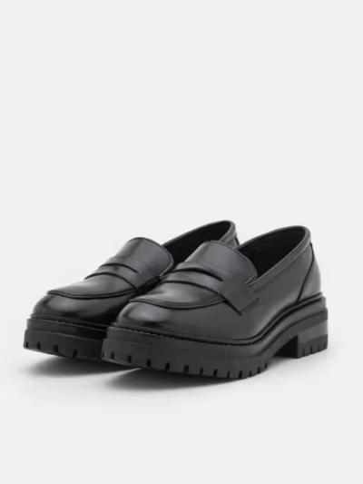 NEW leather black loafers size 39 by Zign — pre-loved on Thrifted.mt