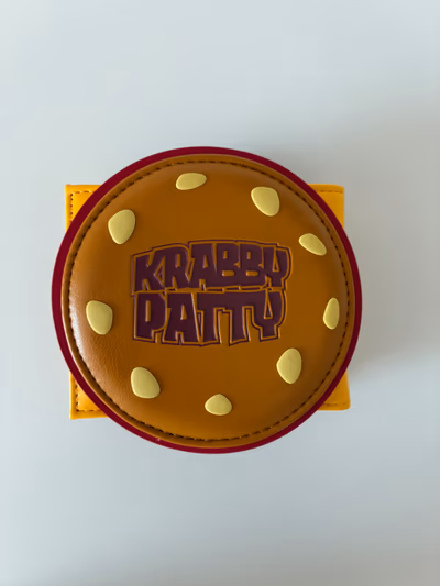 Krabby Patty Themed Wallet — pre-loved on Thrifted.mt