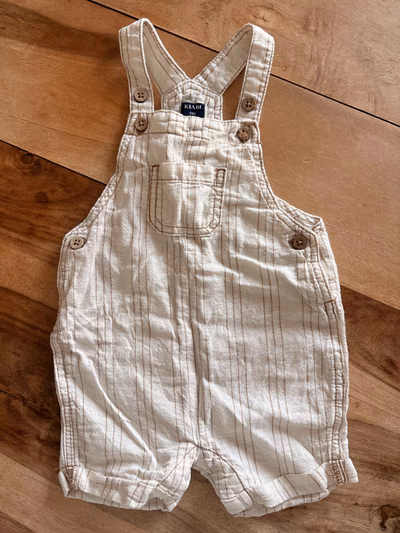 Striped Baby Dungarees Overalls by Kiabi — pre-loved on Thrifted.mt
